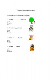 English Worksheet: Grammar: 