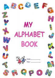 English Worksheet: Alphabet Book Cover