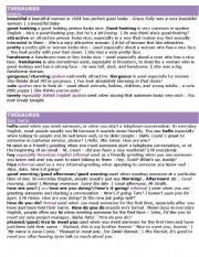 English Worksheet: say hello