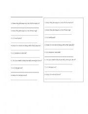 English Worksheet: Pre-teach question Reading Unit 7 Headway Intermediate
