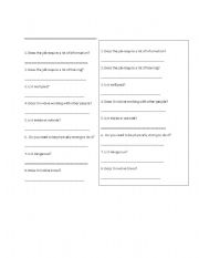 English worksheet: Pre-teach question Reading Unit 7 Headway Intermediate