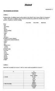 English worksheet: Skyjack