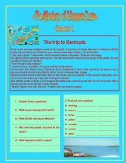 English Worksheet: The Mystery of Slippery Sam: Episode 2