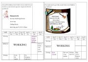 English Worksheet: Invitation activity card v.2