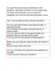 English Worksheet: Easy 