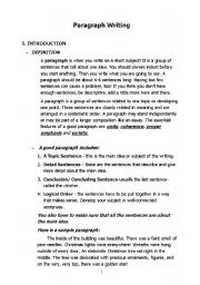 English Worksheet: writing