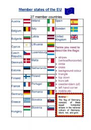 English Worksheet: Member states of the EU