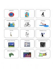 English worksheet: Acitvity Cards Set 1