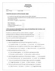 English worksheet: Jeeves and Friens ch 3-4