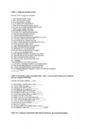 English Worksheet: Placement test