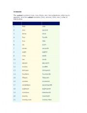 Cardinal and Ordinal Numbers