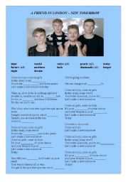 English Worksheet: Song - Eurovision 2011 Denmark