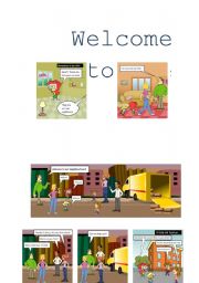 English Worksheet: Welcome to our neigbourhood