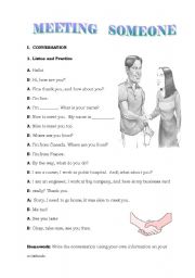 English Worksheet: INTRODUCE YOURSELF