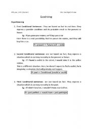 English worksheet: Hypothesizing