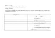 English worksheet: A Lesson on the Past Tense of Verb Be