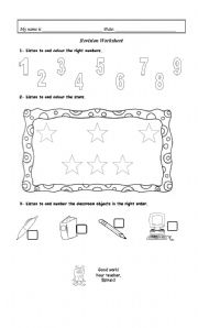 English Worksheet: revision worksheet