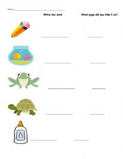 English worksheet: Dictionary Skills