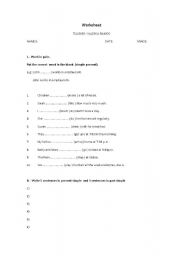 English Worksheet: sports