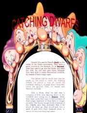 English Worksheet: CATCHING DWARFS