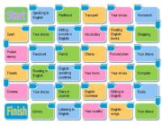 English Worksheet: Dice Board Game: Modal Verbs