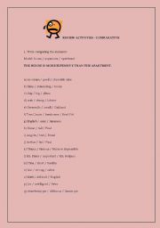 English Worksheet: Review Activity