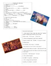 English Worksheet: Tangled Part 2