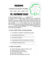 Reading-St Patricks Day