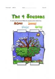 English Worksheet: seasons