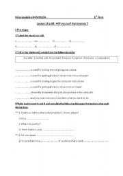 English worksheet: Will you surf the net