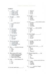 English Worksheet: English Language Assessment Test