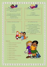 English Worksheet: PERSONALITY TEST II.