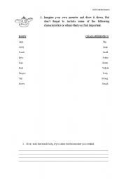 English Worksheet: Gruffalos Child activity after story