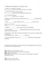 English Worksheet: Tenses
