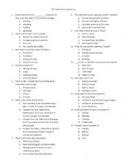 English Worksheet: Tall Tales Movie Questions