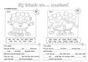 English Worksheet: Parts of the body