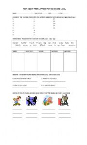 English Worksheet: vocabulary