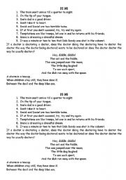 English Worksheet: Phonetics T D