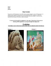 English Worksheet: Deaf Artist