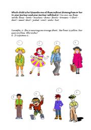 English Worksheet: description