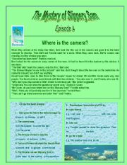 English Worksheet: The Mystery of Slippery Sam: Episode 4