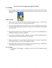 English Worksheet: A Scene from the class struggle
