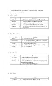 English Worksheet: Describing feelings