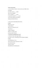 English Worksheet: conversation