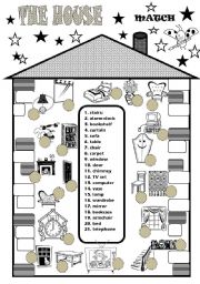 English Worksheet: THE HOUSE