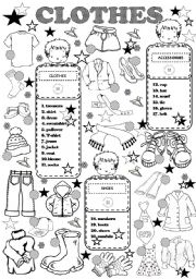 English Worksheet: CLOTHES