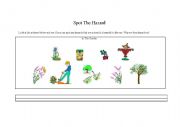 English Worksheet: Spot The Hazard  