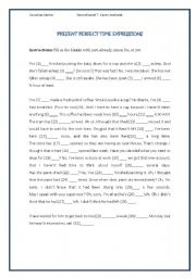 English Worksheet: Exercise of present perfect