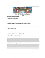 English Worksheet: Futurama Fry & the Slurm factory