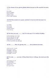 English Worksheet: comparative - superlative test
